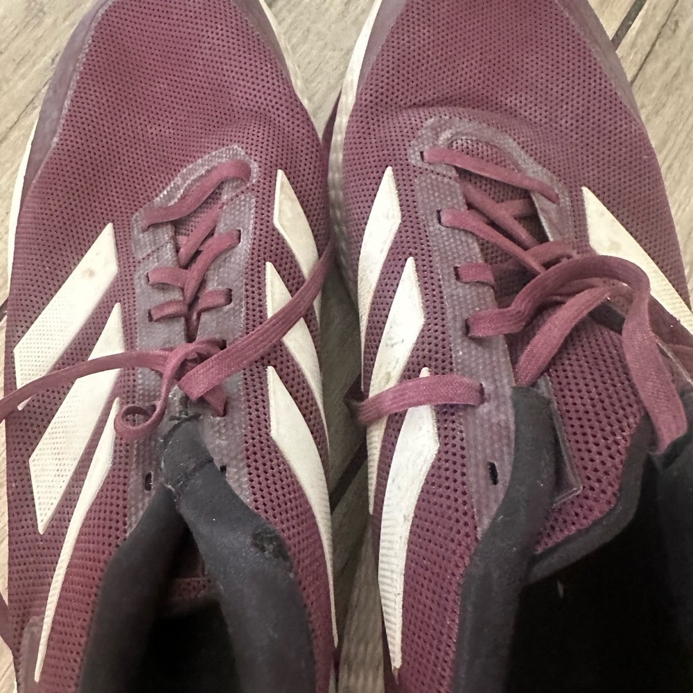 Adidas Edge Gameday Men’s training running shoes Maroon FX5803 Size 13 Pre - Picture 4 of 8